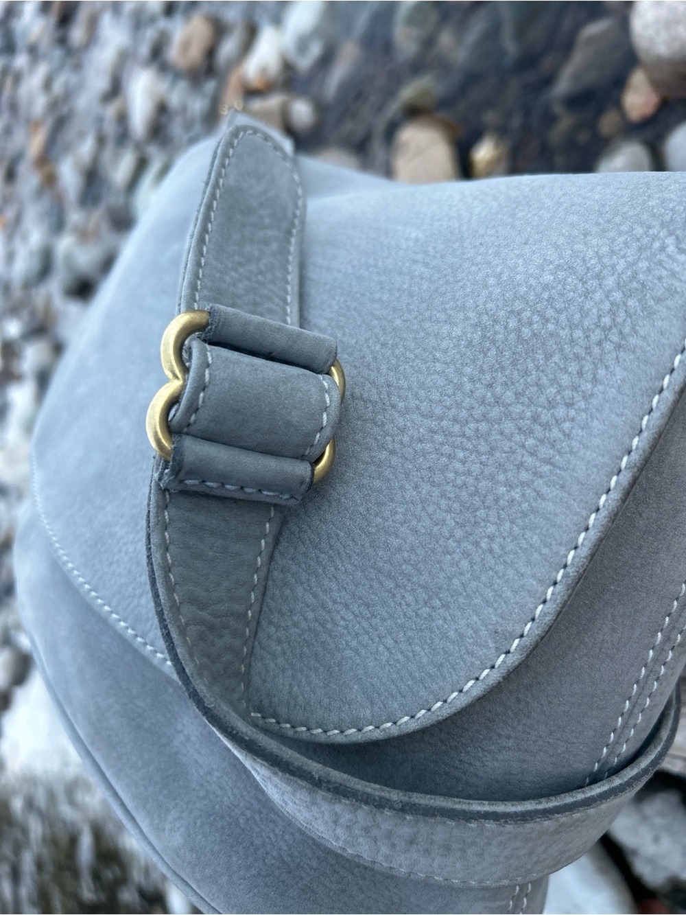 Vintage Coach 4935 Nubuc Sonoma Flap Bag (large)  Made in Italy 🇮🇹